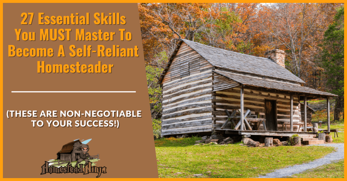 27 Essential Skills To Become A Homesteader