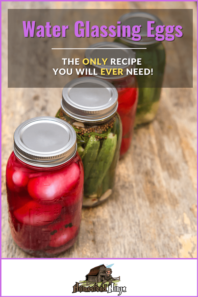 Water Glassing Eggs - pinterest