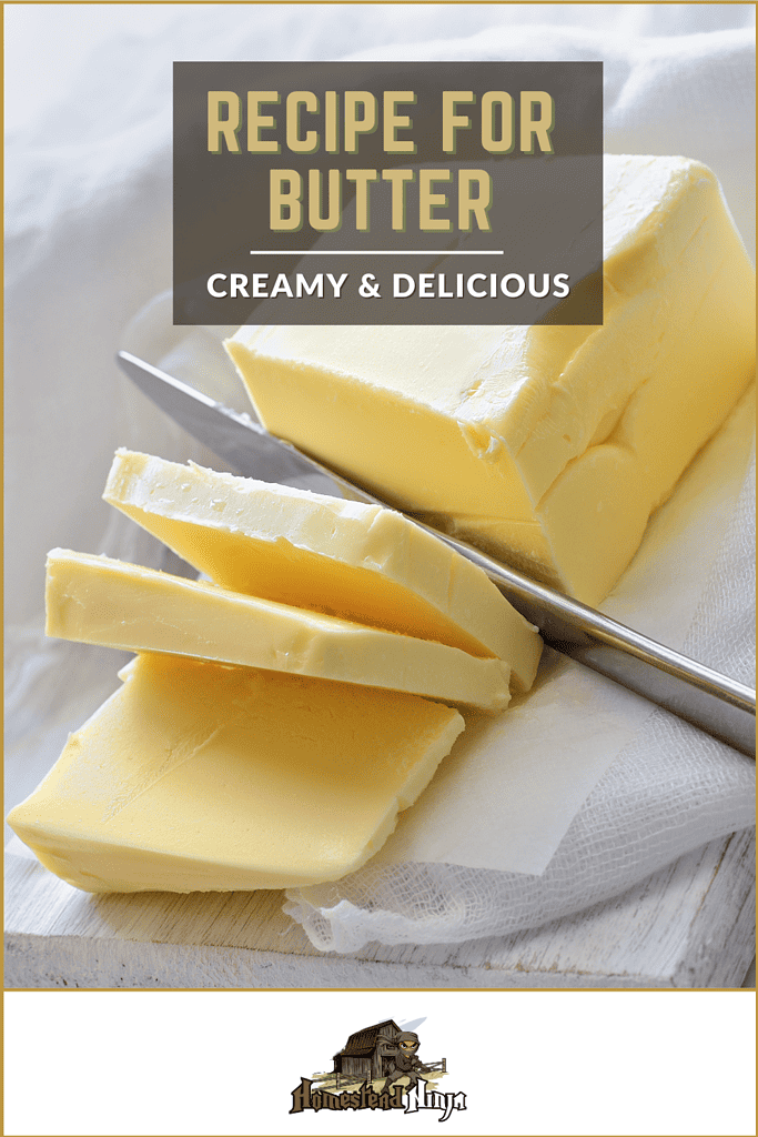 Recipe For Butter - Pinterest