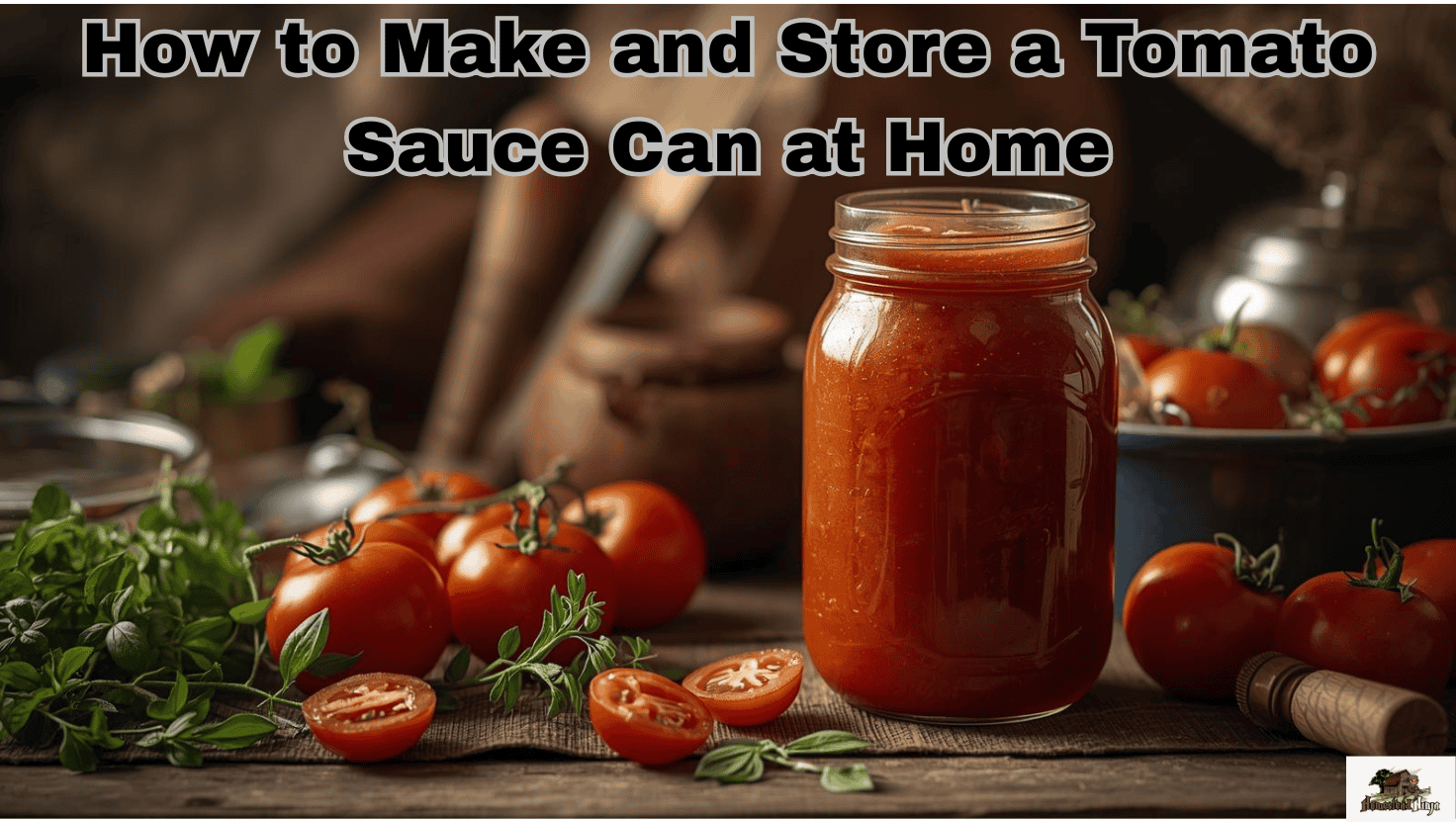 How to Make and Store a Tomato Sauce Can at Home